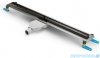 New Trendy Visio Slim Gunmetal odpływ liniowy z rusztem szczotkowanym w kolorze grafit 100x3,2 cm OL-0095